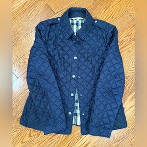 Burberry Brit Navy Quilted Jacket